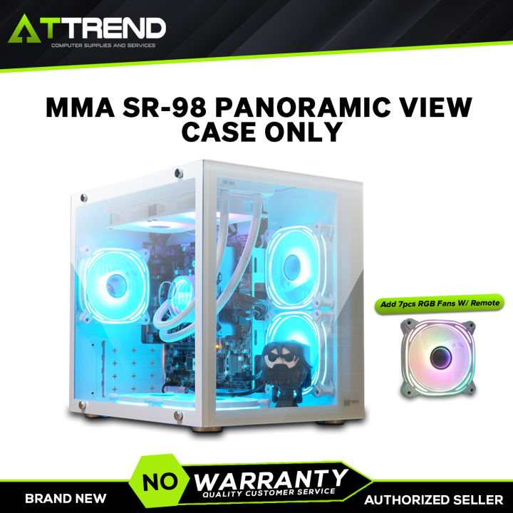 MMA SR-98 Panoramic View Gaming Case | Micro ATX and Mini ITX Support ...