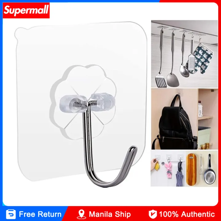Self Adhesive Hanging Hook Nails Stickers Non-Trace No Drilling Transparent Strong Hook Nail Hook Up Kitchen Strong Adhesive Non-trace Nail Hooks Transparent Strong Sticky Wall Hanging | Lazada PH Self Adhesive Hanging Hook Nails Stickers Non-Trace No Drilling Transparent Strong Hook Nail Hook Up Kitchen Strong Adhesive Non-trace Nail Hooks Transparent Strong Sticky Wall Hanging | Lazada PH