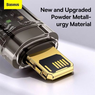 Baseus Explorer สายชาร์จ 2.4A USB to Ip สายชาร์จตัดไฟ วัสดุพิเศษแข็งแรงทนทานยิ่งกว่าเดิม ชาร์จเร็ว สำหรับ โทรศัพท์มือถือ