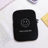 เคสแขนยาวลายหน้ายิ้มสุดน่ารัก11ซับในขนกำมะหยี่ Air4 10.5 10.9 Pro Ipad สำหรับแท็บเล็ตกระเป๋าขนาด12.9นิ้ว