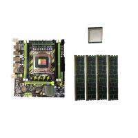 X79 Motherboard LGA2011 E5-2620 V2 E5 2620 V2 CPU 4Pcs X 4GB = 16GB DDR3 RAM 1333Mhz PC3 10600R REG ECC