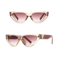 Vintage Cat Eye Sunglasses Women 2023 Fashion Luxury V Brand Designer Sun Glasses Female Eyewear UV400 Gafas De Sol Mujer