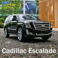 WELLY 1:27 Cadillac Escalade 2017ล้อแม็กรถยนต์ D Iecasts โลหะของเล่นยานพาหนะรถรุ่นขนาดเล็กขนาดรุ่นรถสำหรับเด็ก Gift888