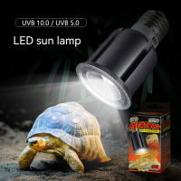 5.010.0โคมไฟสัตว์เลื้อยคลาน UVA UVB Full Specstrum เต่า Lizard Basking UV หลอดไฟ Amphibians จิ้งจกอุณหภูมิ Controller