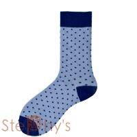 Men dot and striped pattern happy socks style business novelty crew sock