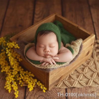 ﹍ okhnxs Woven Rattan Basket para Newborn Fotografia Props Bed Baby Photo Shoot Móveis Posando Cadeira Acessórios