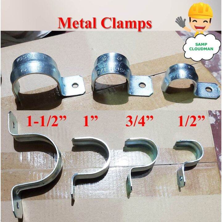 G.I. Conduit Clamps / Metal Clamps 1/2 3/4 1 CClamps Clamps Pipe Clamp