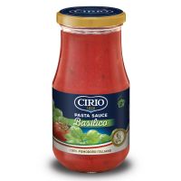 จัดมาให้คุณ?( X 1) CIRIO Pasta Sauce with Basil 420 g พาสต้าซอส ผสมเบซิล จากประเทศอิตาลี 420 g. [CI27]