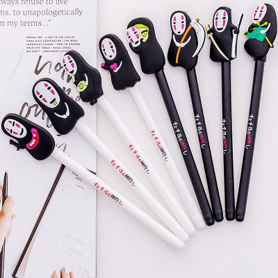 Japan Spirited Away No Face Man Gel Pen Cute 0.5mm Black Ink Neutral Pens Promotional Stationery Gift School Writing Supplies