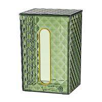 Household Tissue Box Transparent Desktop Tissue Box Pumping Paper Storage Box Living Room Dining Roo