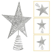 ROSENICE【Hot Sale】 Tree Tree Topper Topper Metal Tree Topper Star Decoration