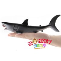 Monkey Toys - โมเดลสัตว์ White Shark ปลาฉลาม ขาว ขนาด 24.00 CM (จากหาดใหญ่)