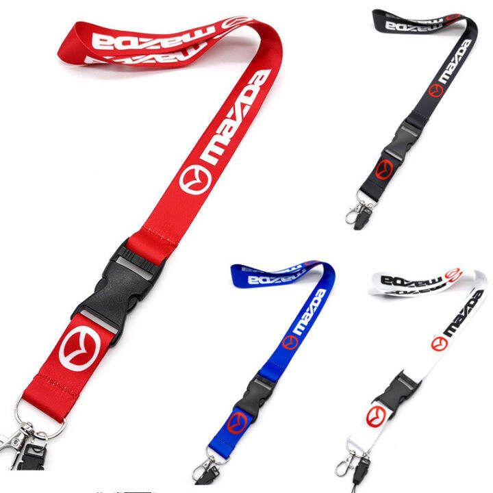 MAZDA Car Lanyard Modified Cultural Buckle Badge Hanging Neck Key
