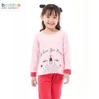 ✽ Bộ bé gái tay dài từ 1 đến 8 tuổi chất thun cotton in hình cừu dễ thương thời trang cao cấp Beddep Kid Clothes GB37