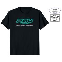 （พร้อมส่ง）T-shirt  เสื้อยืด RACING เสื้อซิ่ง [COTTON 100%] [PROJECT MU]