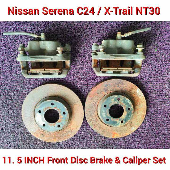Nissan Serena C24 XTrail NT30 Front Disc Brake With Caliper Set ( 11.5