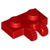 Lego plate part (ชิ้นส่วนเลโก้) No.60471 / 50340 Hinge Plate 1 x 2 Locking with 2 Fingers on Side and 9 Teeth