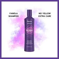 แชมพู FANOLA (No Yellow) สำหรับผมสีเทาประกายหม่น บำรุงผมผ่านเคมี ไม่ทำร้ายสีผม กดเม็ดสีเหลือง ล็อคและเติมสีสดสวย สูตรออแกนิคนำเข้าจากอิตาลี