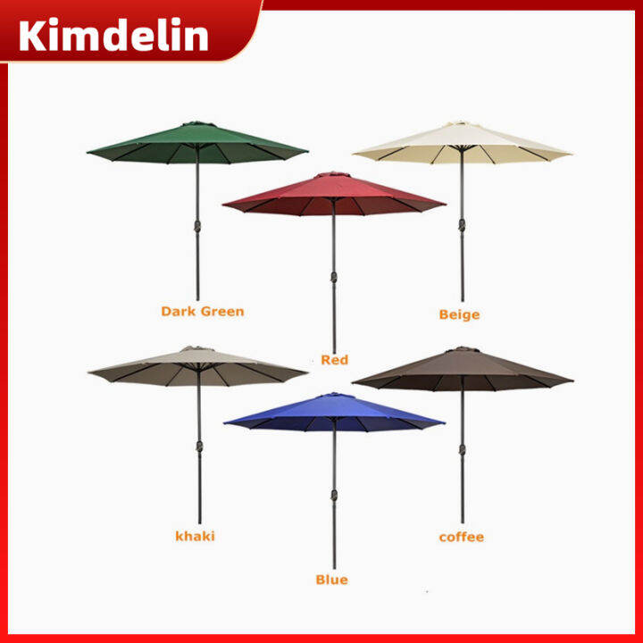 Kimdelin 9ft Patio Umbrella Outdoor Umbrella Patio Market Table