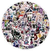 bjh♀㍿❐  Anime Danganronpa Stickers for Laptop Suitcase Stationery Graffiti Gifts