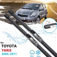 ใบมีดไม้เช็ดรถรถยนต์ Toyota Yaris Vitz XP90 2006 ~ 2011 MK2กระจกหน้าที่ปัดน้ำฝนอุปกรณ์เสริมรถยนต์2007 2008 2009 2010