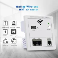 300Mbps Wireless Access Point in Wall WiFi Router Repeater in door 86 Panel USB2.0 Client+AP 802.11n 10100M WAN LAN 220VPOE