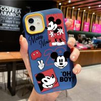 เคสโทรศัพท์มือถือ ซิลิโคนนุ่ม ลายการ์ตูนมิกกี้เมาส์ แฟชั่น 3 in 1 สําหรับ iPhone 14Promax 13 12 11 7Plus 7 X Xs Max XR