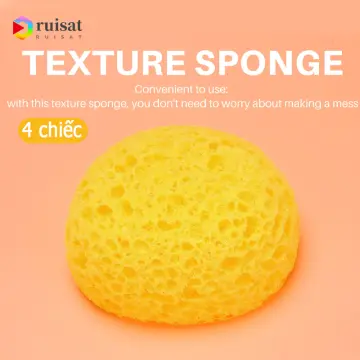4Pcs Texture Sponge Drywall Texture Sponge Texture Patch Sponge For Texture  Repair DIY Painting Ceiling (12