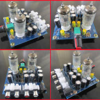 6J1 หลอด Preamp เครื่องขยายเสียง 2.0 สเตอริโอ Pre-amp หูฟังบัฟเฟอร์ชุด DIY Hot