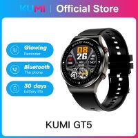 ZZOOI KUMI GT5 RGB Men Smart Watch Bluetooth 5.0 Make Answer Call Fitness Heart Rate Blood Pressure Oxygen Monitor Waterproof IP68