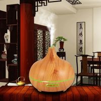 Air Humidifier 300ml Essential Oil Diffuser wood grain Aromatherapy diffuser Aroma purifier Mist Maker led light For Home Bath