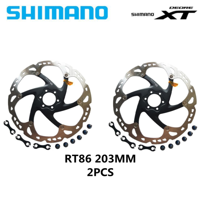 shimano-deore-xt-sm-rt86-slx-หกเล็บดิสก์เบรกสำหรับ-mtb-ดิสก์เบรกหกเล็บ160มิลลิเมตร180มิลลิเมตร203มิลลิเมตรดิสก์เบรกเบรกโรเตอร์