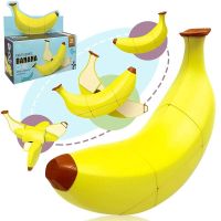 Novelty Banana Cube Simulation Fruit Magic Cube Childrens Educational Toy Creative Parent-child Decompression Toys Party Gift Brain Teasers