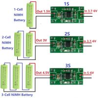 บอร์ดอุปกรณ์ชาร์จพิเศษ1A 1.2V 2.4V 3.6V Ni-Mh 1.5V 3V 4.5V C/cv โมดูลชาร์จ