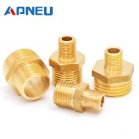 Brass Pipe Hex Nipple Fitting Quick Coupler Adapter 1/8 1/4 3/8 1/2 3/4 1 BSP Male to Male Thread Water Oil Gas Connector