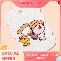 Kocoo Kawaii wood Pulp ฟองน้ำแผ่นที่มีเชือกสัตว์น่ารักอาหารครัวหม้ออาหารเย็นเครื่องมือทำความสะอาดครัวเรือน