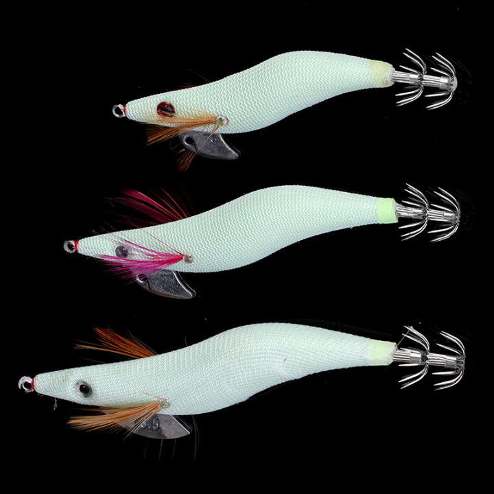 carmelun-ปลาหมึกเรืองแสงตกปลากุ้งไม้เรืองแสงพร้อมเหยื่อล่อปลาตะขอหมึกยักษ์หมึกกล้วยที่เคลื่อนไหวอย่างรวดเร็ว