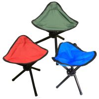 Outdoor Foldable Chair Tripod Triangular Folding Fishing Chairs for Fishing Traveling Camping Portable Fishing Mate Fold Chair