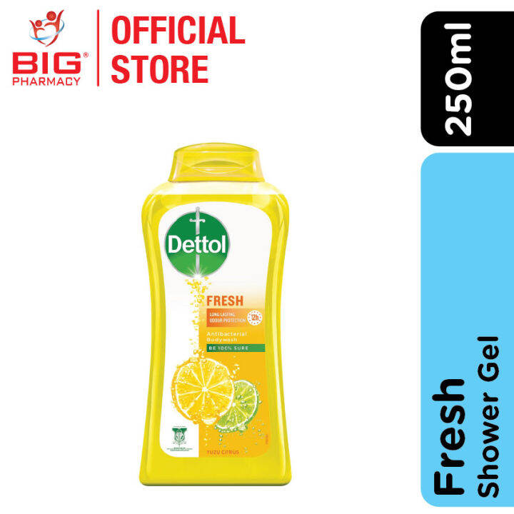 Dettol Shower Gel 250ml Fresh Lazada