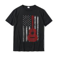 American Guitar Player T Shirt US Flag Music Funny Gifts Tee T-Shirt Top T-Shirts Printed Hot Sale Cotton Tees Design For Boys