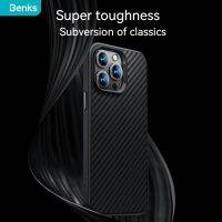 (HOT)Benks แม่เหล็กเคฟลาร์®เคสไฟเบอร์อะรามิดสำหรับ 14Plus Pro Max Ultra Thin Anti-Drop Anti-Fingerprint All-Inclusive TPU Cover