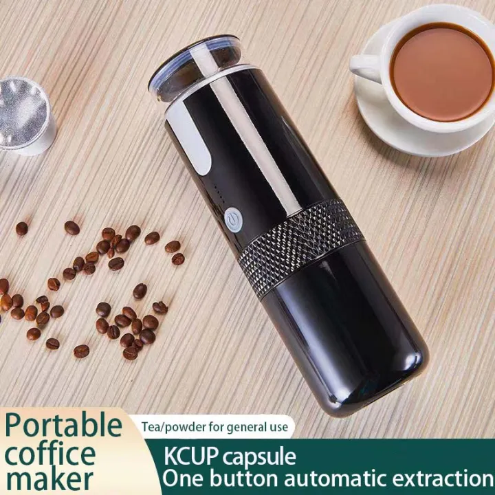 One person portable KCUP capsule coffee machine small automatic dripping body easy to