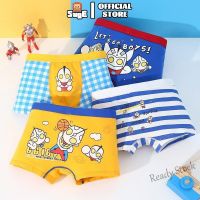 【Ready Stock】 ✺ C22 SUGE Summer New Childrens Panties Baby Boy 3-8 T Soft Underwear Spiderman Ultraman Boxer Briefs Cartoon Panties