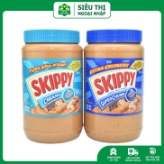 Bơ đậu phộng Skippy Creamy và Skippy Super Chunk 1.36 kg Peanut Butter