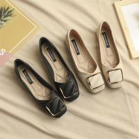 Single Shoe 2022 New Spring Fairy Style Gentle Evening Fashion Soft Bottom Flat Shoes Shallow Mouth Versatile Bean Shoes