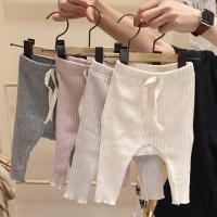 2021 Autumn New Boys And Girls Leggings Baby Comfortable Cotton Casual Big Pp Pants Toddler Long Pant Kids Bottoming Trousers