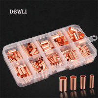 GT Copper connecting wire joint small copper tube Terminal Cable Lug Bootlace Ferrule Kit with heat shrink tube plier