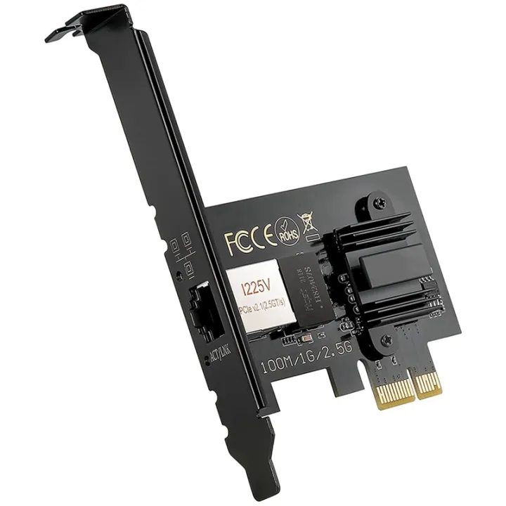 2.5G LANカード Pcie Gigabit ネットワークカード Realtek RJ45 2.5