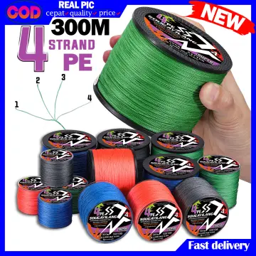 PE Fishing Line 300m 8 Braided PE Line Super Strong Multifilament
