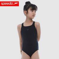 ❉☞✠ 2023 ใหม่ SPEEDO/SPEEDO Professional ชุดว่ายน้ำเด็กชิ้นเดียวการฝึกอบรมสาวฤดูร้อนครีมกันแดด Quick-drying